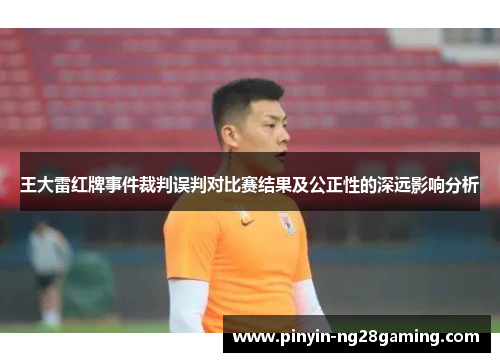 王大雷红牌事件裁判误判对比赛结果及公正性的深远影响分析
